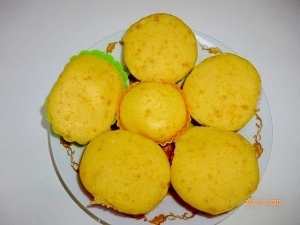 離乳食☆レンジで簡単　かぼちゃの蒸しパン,離乳食,朝ごはん,