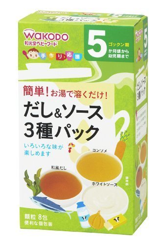 手作り応援 だし&ソース3種パック ×6個,ベビーフード,5ヶ月,