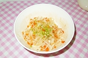 離乳食 後期～　そうめんチャンプルー,離乳食,11ヶ月,