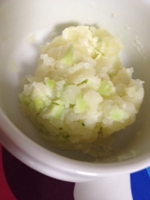 離乳食☆ジャガイモと枝豆のサラダ,離乳食,枝豆,