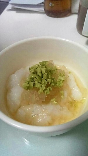 枝豆と大根の和風おじや離乳食,離乳食,枝豆,