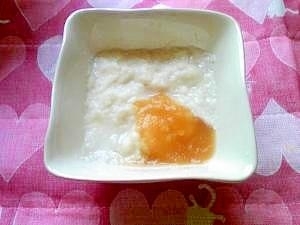 <離乳食初期>りんごパン粥,離乳食,パン,