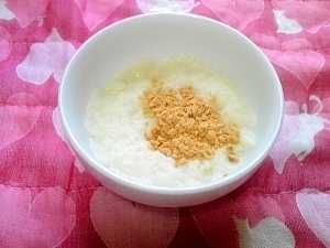 <離乳食初期>きな粉ミルクパン粥,離乳食,パン,