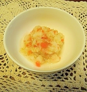 離乳食初期～中期☆野菜のパン粥,離乳食,パン,