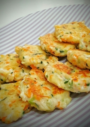 離乳食後期～手づかみ食べに！豆腐ハンバーグ ,手づかみ食べ,