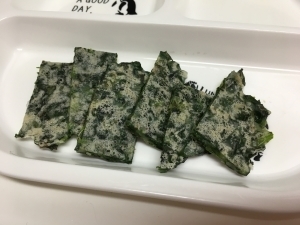 離乳食後期✲ほうれん草のチヂミ,手づかみ食べ,