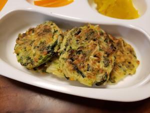 離乳食後期そうめんのおやき,手づかみ食べ,