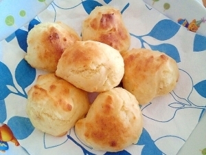 【離乳食】ＨＭ使用☆豆腐とバナナの簡単おやつ,離乳食,パンケーキ,