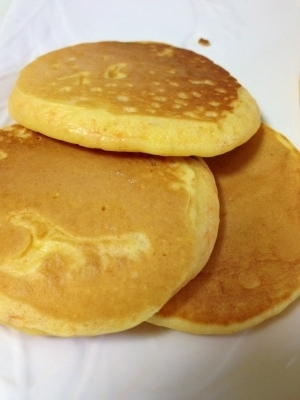 離乳食、卵アレルギー 卵なしで人参ホットケーキ,離乳食,パンケーキ,