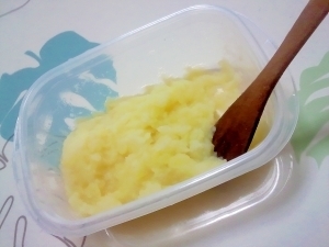 レンジで離乳食「じゃがいもペースト＋＋」,離乳食,ペースト,