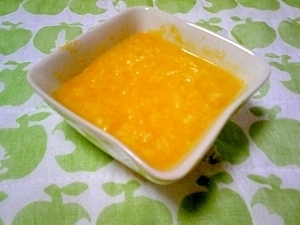 <離乳食初期>かぼちゃうどん,離乳食,うどん,