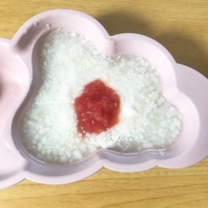 【離乳食】トマト豆腐のうどん,離乳食,うどん,