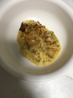 離乳食後期☆合挽きミンチとじゃがいものお好み焼き,離乳食,お好み焼き,