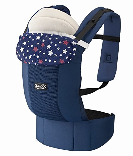 GRACO (グレコ) だっこひも 腰ベルト付き ルーポップゼロ キュートスター(NV) (おくるみインサート付き) 67551,二人目 ,出産,必需品