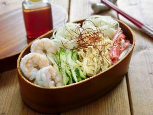 めんつゆで冷やし中華だれ〜冷やし中華弁当〜,お弁当,麺,