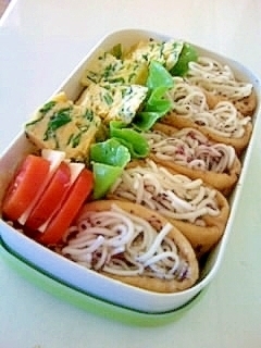 暑い日の思いやり♪素麺弁当,お弁当,麺,