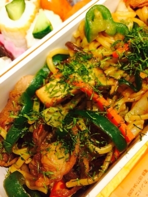 お弁当に◎くっつかない焼きそば!,お弁当,麺,