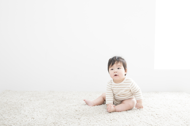 長袖ロンパース,ロンパース,赤ちゃん,着せ方