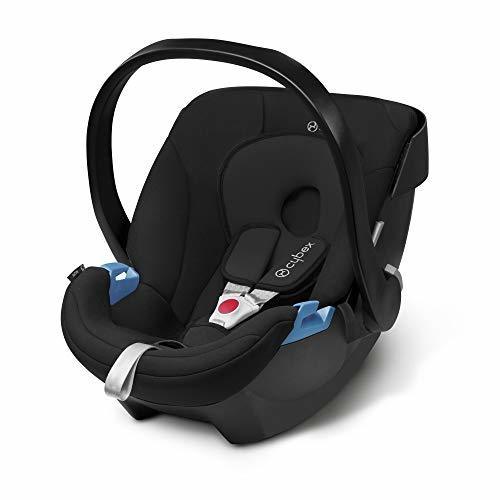 cybex ISOFIX・シートベルト固定両対応 ベビーシート 新生児用 トラベルシステム Aton エイトン ピュアブラック 0か月~ (3年保証),ベビーシート,