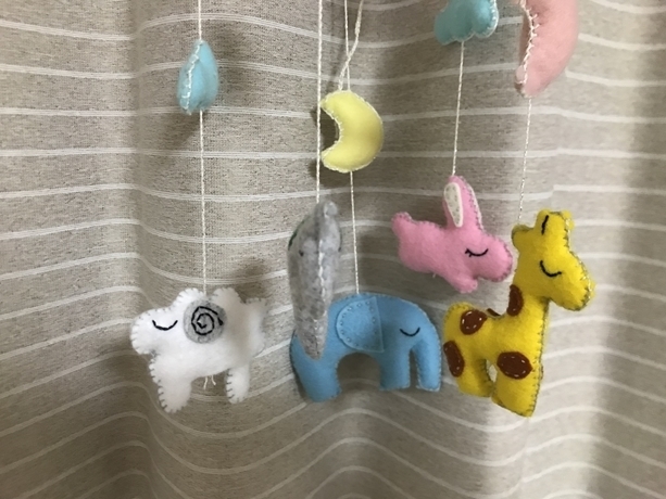 ベッドメリー,ママ,ハンドメイド,