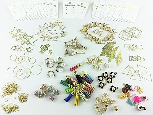 ピアス ＆ イヤリングが20個以上作れる ハンドメイド キット スターター セット 【 アクセサリー パーツ チャーム ハンドメイド ピアス パーツ イヤリング セット アクセサリー チャーム パーツ キット 】 (AP0253),イヤリング,作り方,