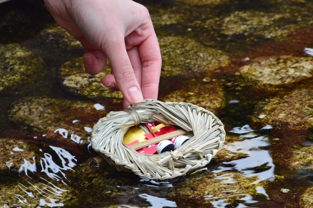 流し雛,お雛様,