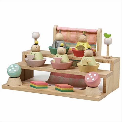 雛人形 プーカのひな人形 Puca HINANINGYO 積み木 ミニ雛人形 五人飾り 徳永こいのぼり,お雛様,
