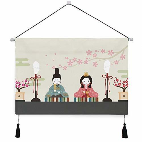 タペストリー 掛け軸 ひな祭り 和風 人形 ひなまつり 桃の節句 端午の節句 七五三 掛け物 掛けじく 模様替え 飾り用 装飾用 飾り付けセット 壁画 装飾用品 キャンバス印刷 アートポスター インテリア 組立式 部屋飾り壁 壁飾り 多機能 個性 壁アート 装飾画 人気 おしゃれ,お雛様,