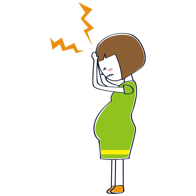 妊婦頭痛,妊娠初期,腹痛,出血