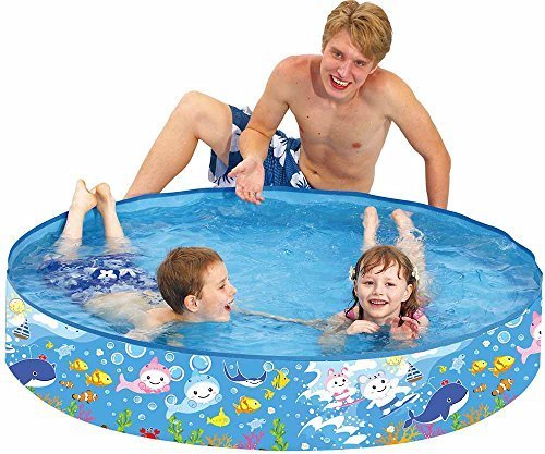 ドウシシャ ウォールプール 直径120cm 空気不要,ビニールプール,