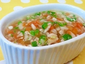 【離乳食】鶏ミンチ＆れんこんのとろみ煮,離乳食,オクラ,