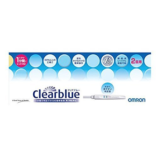 【第2類医薬品】オムロン妊娠検査薬クリアブルー PB 2回用 ×2,妊娠検査薬,フライング,いつから