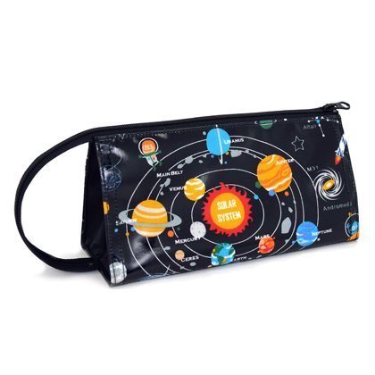 ペンケース ペンポーチ 太陽系惑星とコスモプラネタリウム(ブラック) N5020000,小学生,筆箱,