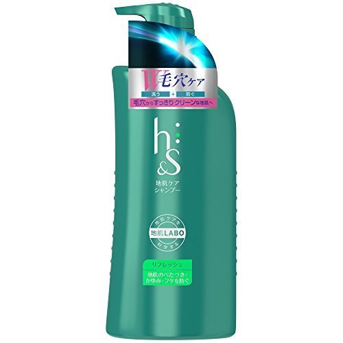 エイチアンドエス(h&s) シャンプー リフレッシュ ポンプ 520ml,頭,臭い,