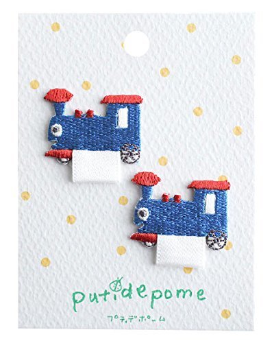 putidepome　名札ワッペン／プティデポーム　　ワンサイズ　トレイン,名札,幼稚園,