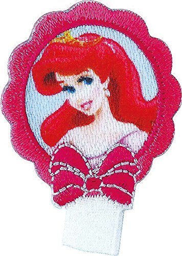 パイオニア 名札付けワッペン ディズニー リトル・マーメイド アリエル MY352-MY283,名札,幼稚園,