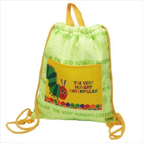 はらぺこあおむし[体操服かばん]撥水ナップサック/グリーン,着替え袋,