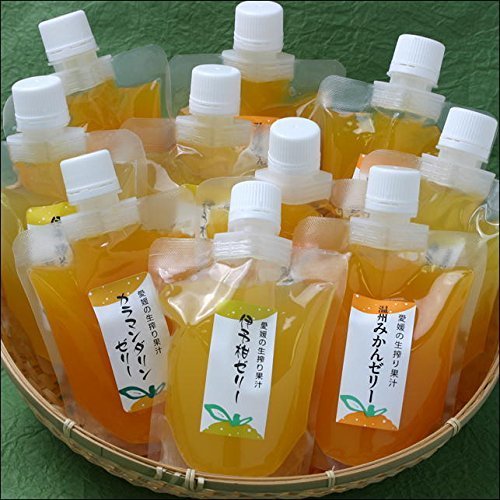 極々果実ちゅうちゅうゼリー (伊予柑、はるみ、清美、甘夏、ブラッドオレンジ、みかん、伊予柑＆レモン),お見舞い,手土産,