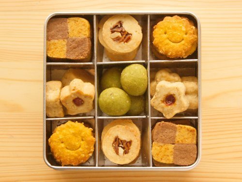 笑顔の無添加＊野菜大豆粉クッキー／Lucky☆幸運を呼ぶグリーンクッキー缶♪,お見舞い,手土産,