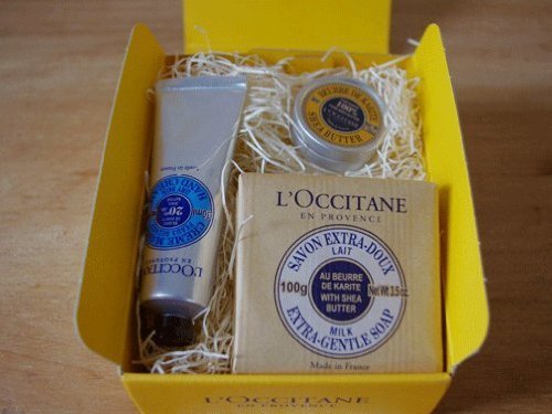 L'OCCITANEロクシタンシアハンドケアセット82 ｜ラッピング付き｜ハンドクリーム/ソープ セット,お見舞い,手土産,