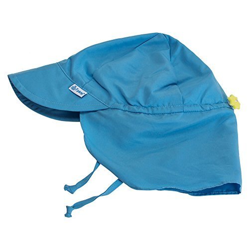 [ アイプレイ ] Iplay 帽子 Mサイズ サンウェア フラップ付 紫外線防止 UVカット キャップ? 737101 ライトブルー Sun Wear Flap Sun Protection Hat for head, neck, eyes Light Blue アウトドア べビー 赤ちゃん [並行輸入品],新生児,帽子,