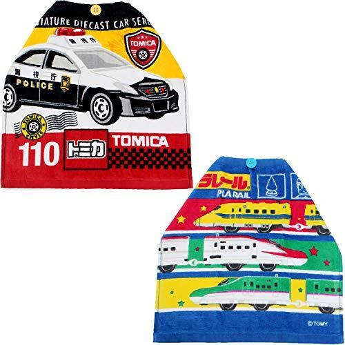 林(Hayashi) おりこうタオル柄違い2枚セット レッド・ブルー 約34×35cm トミカ クレスト&プラレール スリーヒーロー WIORI202 2枚入,おりこうタオル,