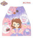 【ディズニー】ちいさなプリンセスソフィアおりこうタオル＜ゴム・ボタン付きおてふきタオル/キャラクタータオル【お手拭タオル】【雑貨】,おりこうタオル,