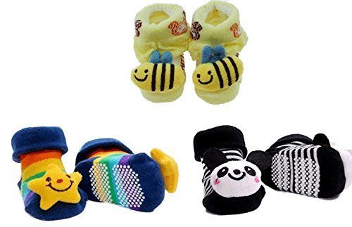 【３足セット】かわいい 赤ちゃん 靴下 ベビーソックス 滑り止め付き,赤ちゃん,靴下,サイズ