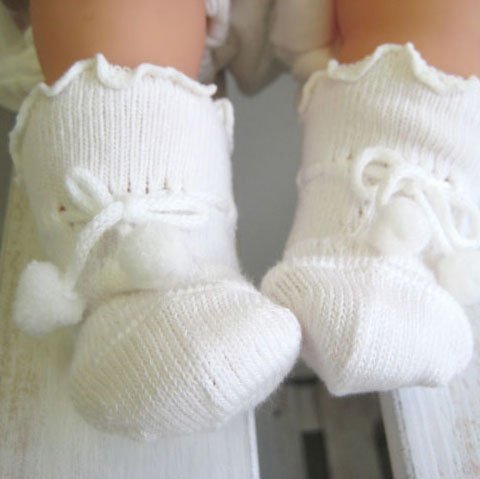 紐結び ズレない新生児用ソックス 8センチ ベビー用靴下,赤ちゃん,靴下,サイズ