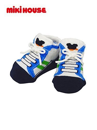 ミキハウス (MIKIHOUSE) ベビーソックス 40-9528-952 9 ブルー,赤ちゃん,靴下,サイズ