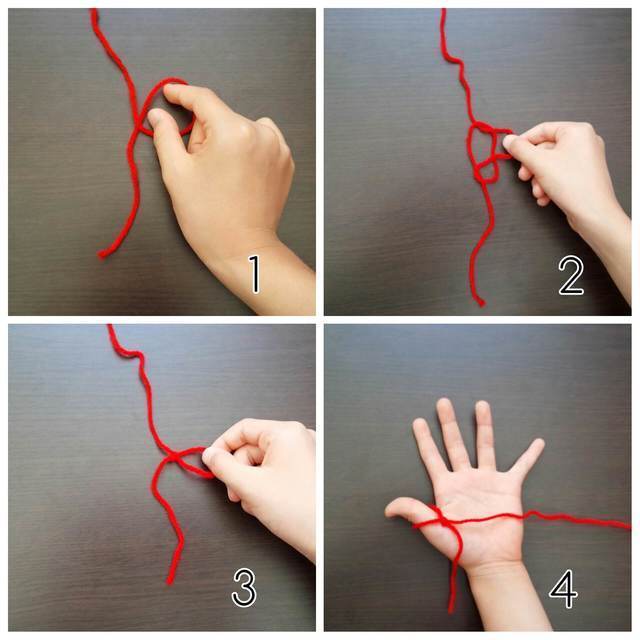 わっか,簡単,マフラー,指あみ