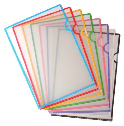 ふちどりカラーファイル ８色セット 日本製,小学生,文房具,おすすめ