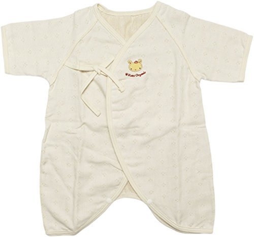 楠橋紋織 今治タオル コンビ肌着 KuSu かわいい・おーがにっく おでかけポポ ナチュラル 50~60,コンビ肌着,