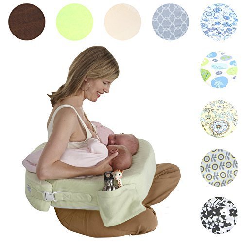 ツインズサポートクッション 2018年カラー他 全9種類 帝王切開 に最適 【日本正規品】 （1年保証）（日本語説明書付き） Twins Plus Deluxe Nursing Pillow 双子用 双子 授乳クッション 「日本をはじめ世界700以上の病院で愛用されている授乳クッション」 (ツイン グリーン),双子育児,